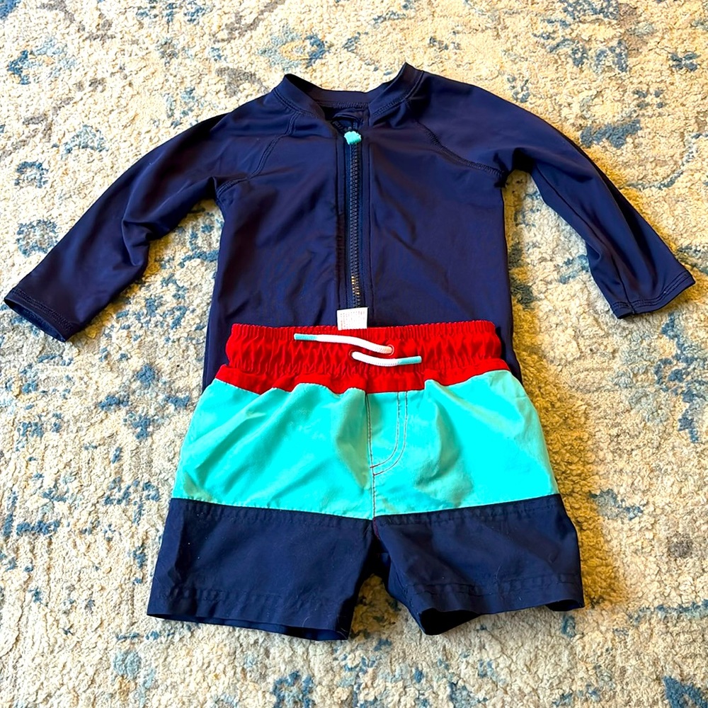 Cat and Jack Toddler Boys Swimset